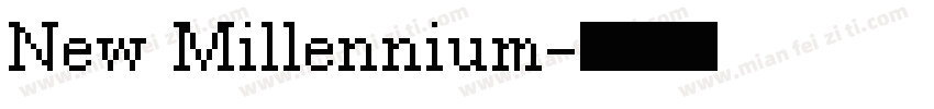 New Millennium字体转换
